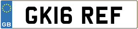 Truck License Plate